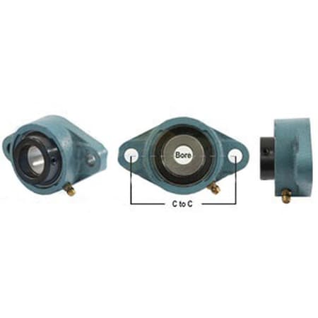Aftermarket 2 Bolt Flanged Bearing W Lock Collar, ReLubricatable A-WGTZ28-I-AI